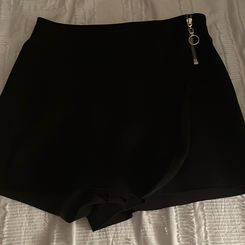 Suede skort